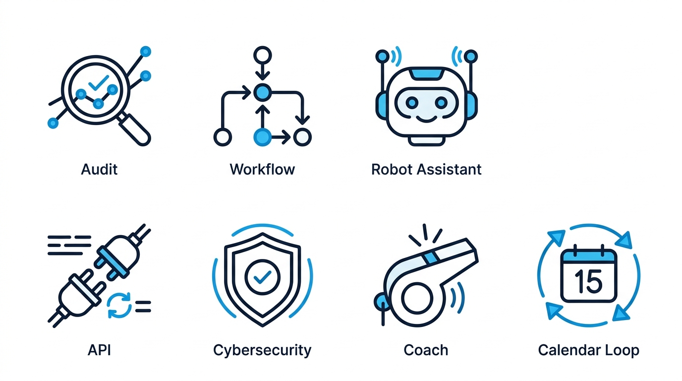 CloudMotiv AI Automation Agency - 7 Core System Capabilities & Deliverables